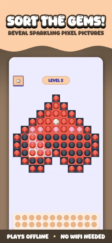 Jewel Sort in Offline Arcade